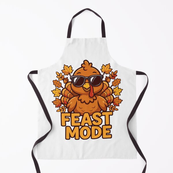 Item preview, Feast Mode Funny Turkey Sunglasses Thanksgiving Fall Autumn Dinner T-shirt and Sticker designed and sold by Billium Halder.