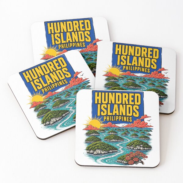 Item preview, Hundred Islands Philippines Vintage Travel Tourism designed and sold by TravelersGems.
