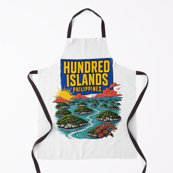 Item preview, Hundred Islands Philippines Vintage Travel Tourism designed and sold by TravelersGems.