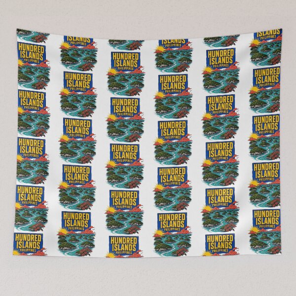 Item preview, Hundred Islands Philippines Vintage Travel Tourism designed and sold by TravelersGems.