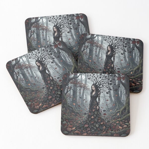Item preview, Witch Becoming Forest – Gothic Autumn designed and sold by Roberta Calabrese.