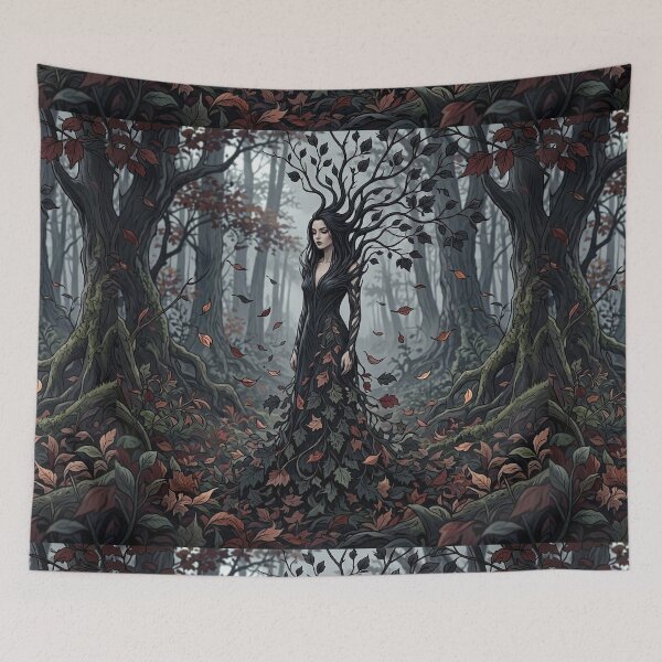 Item preview, Witch Becoming Forest – Gothic Autumn designed and sold by Roberta Calabrese.