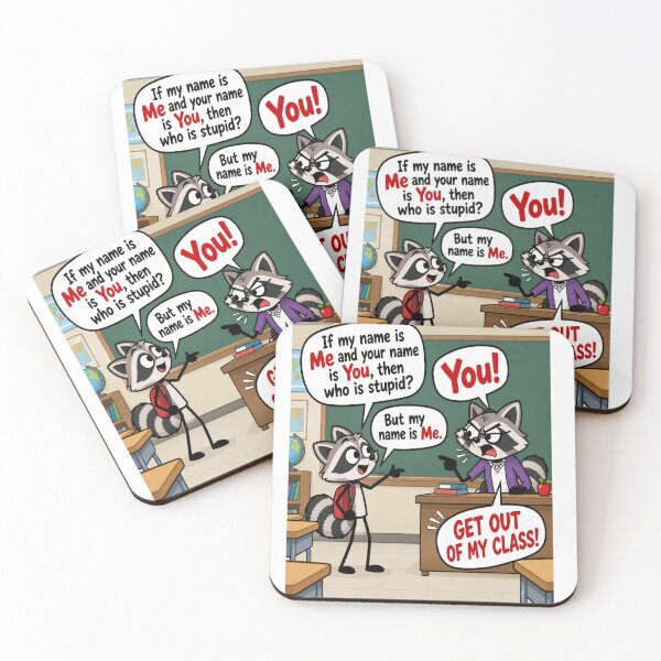 Item preview, .raccoon classroom joke designed and sold by LightWarriorZ.