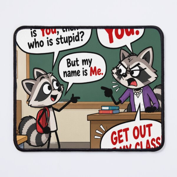 Item preview, .raccoon classroom joke designed and sold by LightWarriorZ.