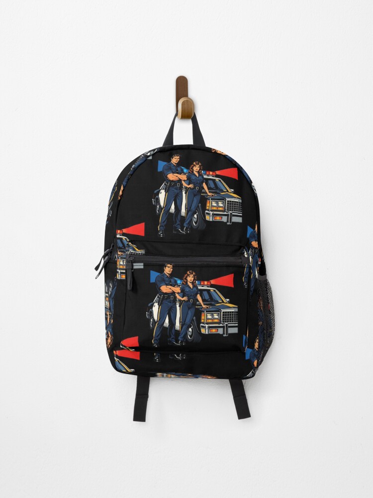 Thumbnail 1 of 3, Backpack, Retro Beat Patrol designed and sold by DrawingAndText.