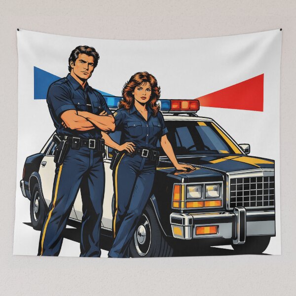 Item preview, Retro Beat Patrol designed and sold by DrawingAndText.