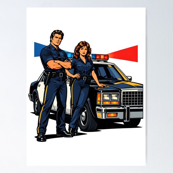 Item preview, Retro Beat Patrol designed and sold by DrawingAndText.
