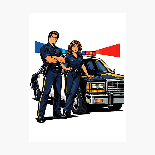Item preview, Retro Beat Patrol designed and sold by DrawingAndText.