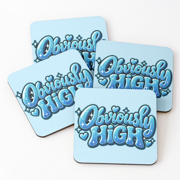 Item preview, Obviously High – Electric Blue designed and sold by ItssMeSammie.