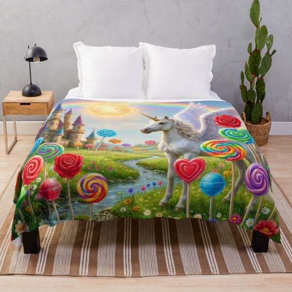 Item preview, Unipeg Unicorn beautiful fantasy scene designed and sold by Vizz216.