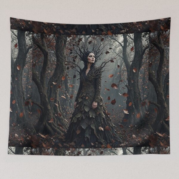 Item preview, Witch Becoming Forest – Gothic Autumn designed and sold by Roberta Calabrese.
