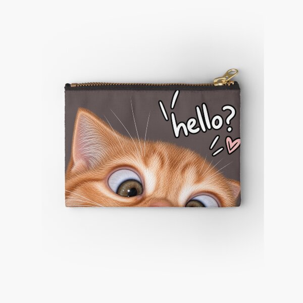 Item preview, Hello? – Curious Kitty designed and sold by ItssMeSammie.
