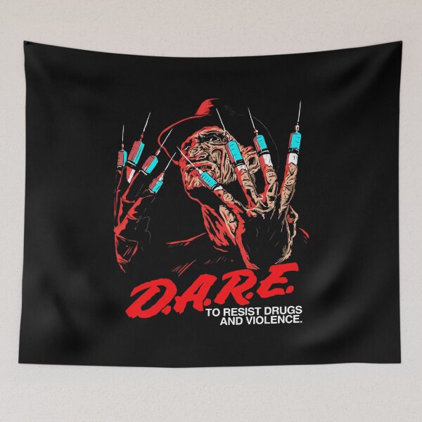 Item preview, Freddy Krueger DARE Horror Graphic designed and sold by InOtterNew.