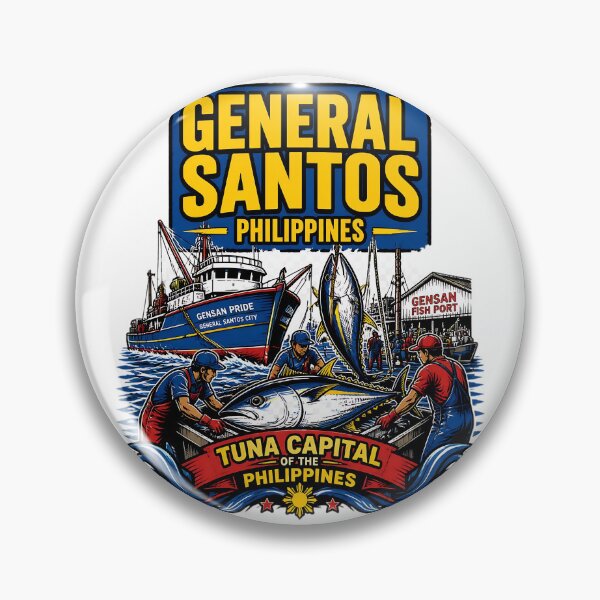 Item preview, General Santos Philippines Vintage Travel Tourism designed and sold by TravelersGems.