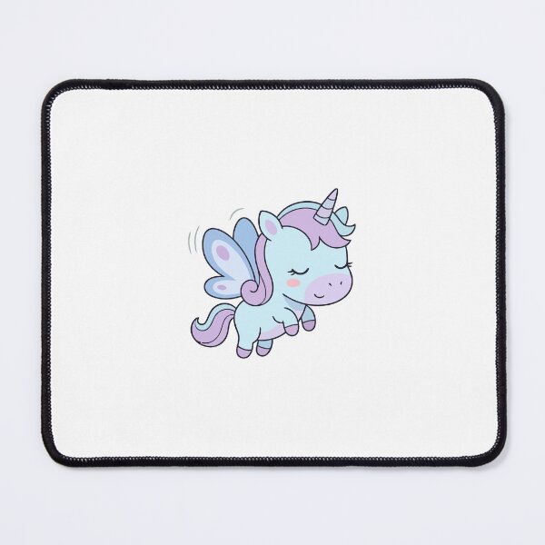 Item preview, Graceful Blue Unicorn Sitting Peaceful Fantasy designed and sold by stickerbundle.