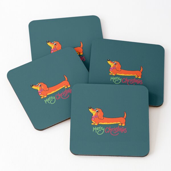 Item preview, Dachshund Merry Christmas Cute Wiener Dog designed and sold by stormk10.