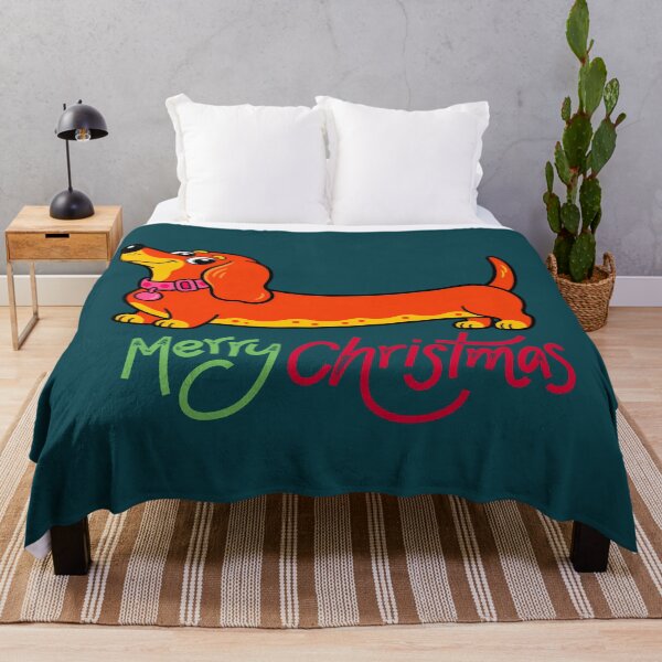 Item preview, Dachshund Merry Christmas Cute Wiener Dog designed and sold by stormk10.
