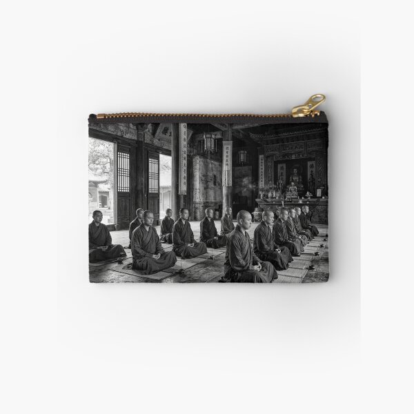 Item preview, Shaolin Monks Meditating in Traditional Temple Hall designed and sold by Solomon-Ent-144.