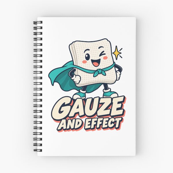 Item preview, Gauze and Effect Funny Nursing Pun designed and sold by Queenbiancs.