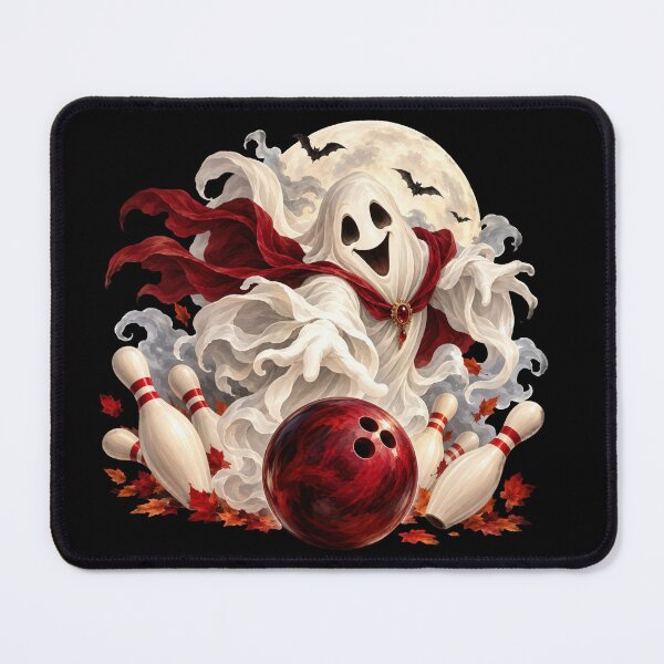 Item preview, Halloween Bowling Ghost – Spooky Bowling Night designed and sold by VikArt7.