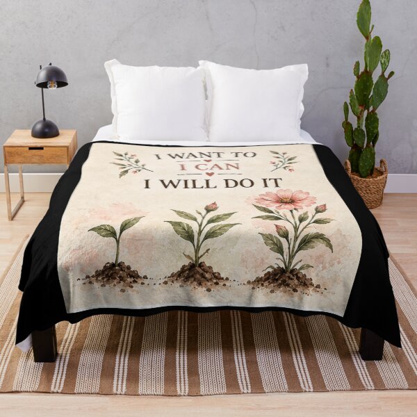 Item preview, I Want To, I Can, I Will Do It.  designed and sold by Dinasshop.