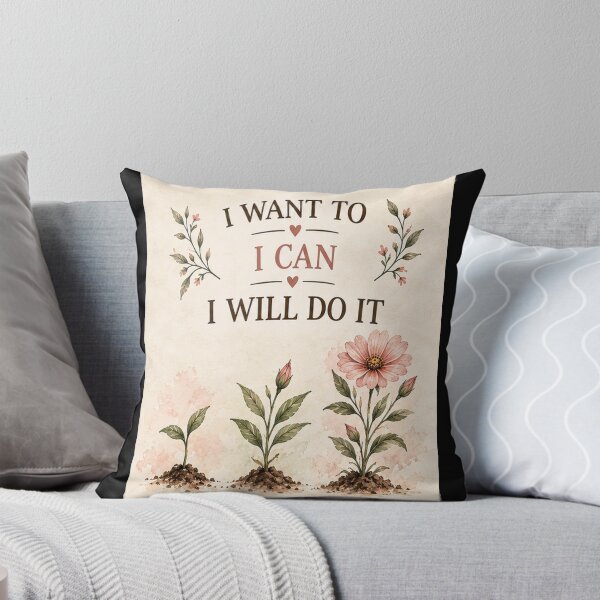 Item preview, I Want To, I Can, I Will Do It.  designed and sold by Dinasshop.