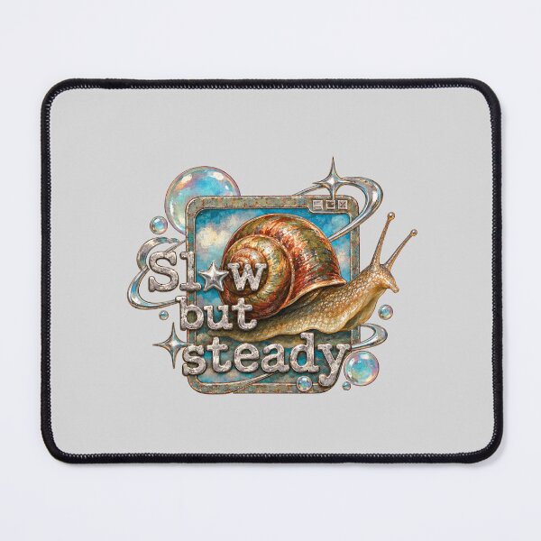 Item preview, Slow but Steady Space Snail Illustration designed and sold by hattie's.