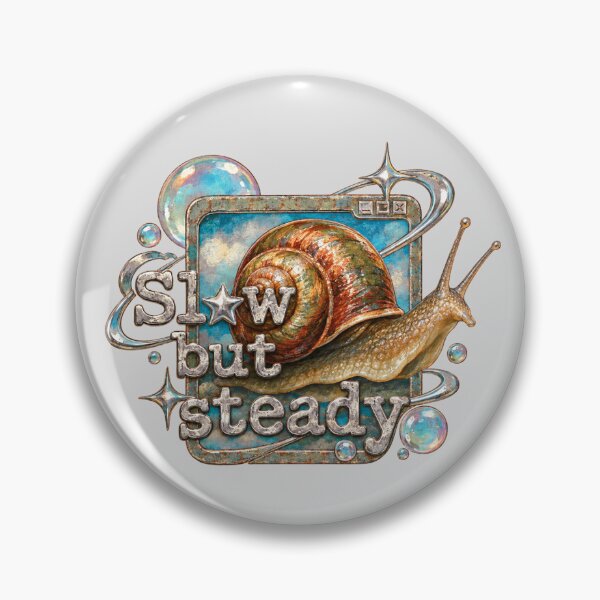 Item preview, Slow but Steady Space Snail Illustration designed and sold by hattie's.