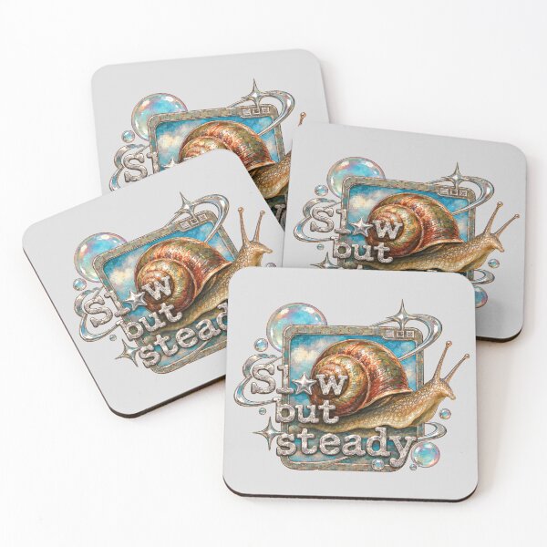 Item preview, Slow but Steady Space Snail Illustration designed and sold by hattie's.