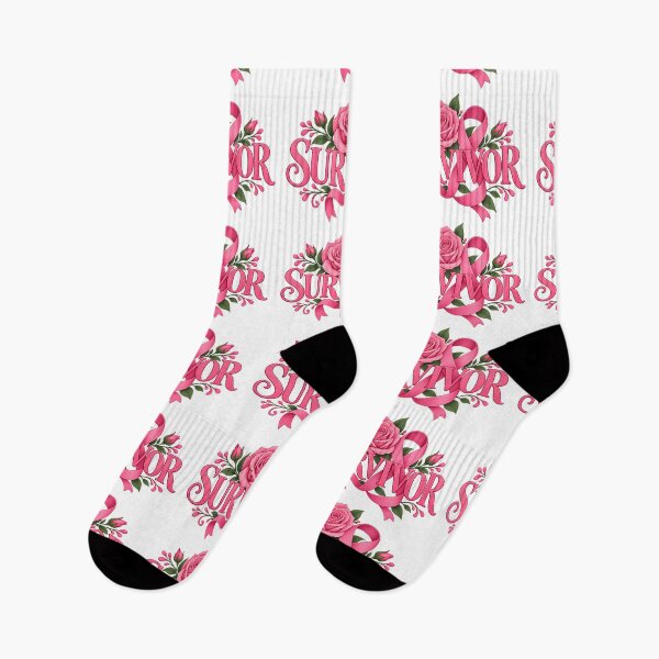 Item preview, Survivor Pink Ribbon Breast Cancer Floral designed and sold by UniversPlant | Blooming with Hope.