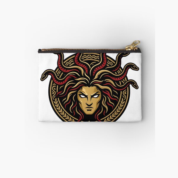 Item preview, Medusa, mythological goddess, snake-haired emblem designed and sold by WirelessChimp.