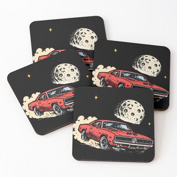 Item preview, red car at night designed and sold by davide23-.