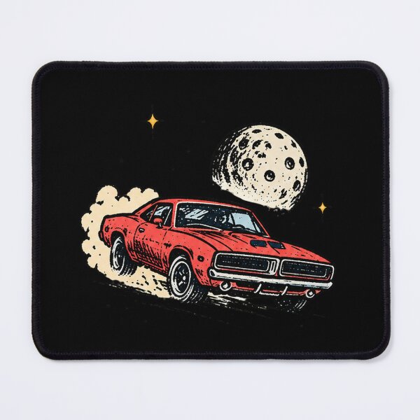 Item preview, red car at night designed and sold by ADUO .