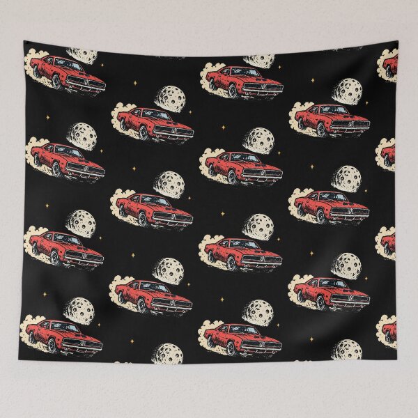 Item preview, red car at night designed and sold by ADUO .