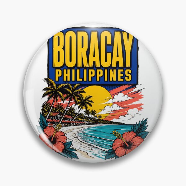 Item preview, Boracay Philippines Vintage Travel Tourism designed and sold by TravelersGems.