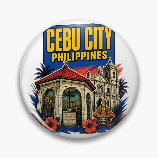 Artikelvorschau, Cebu City, Philippinen – Vintage-Reisen und Tourismus entworfen und verkauft von TravelersGems.