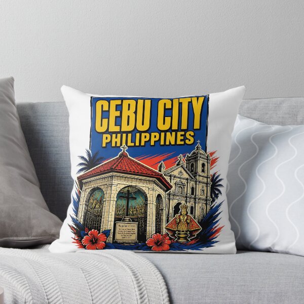 Item preview, Cebu City Philippines Vintage Travel Tourism designed and sold by TravelersGems.
