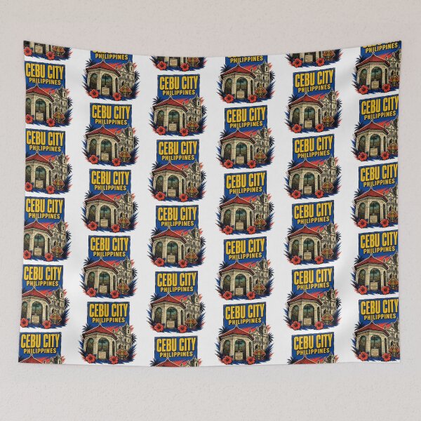 Item preview, Cebu City Philippines Vintage Travel Tourism designed and sold by TravelersGems.
