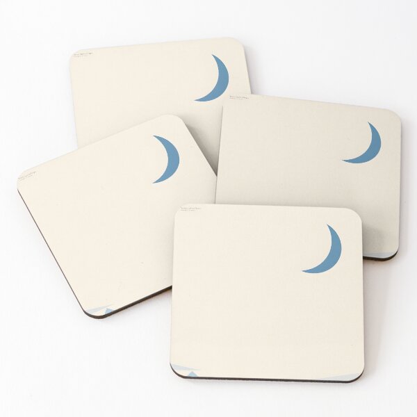 Item preview, Minimalist Geometric Mountains Crescent Moon Art designed and sold by Glitchart66.