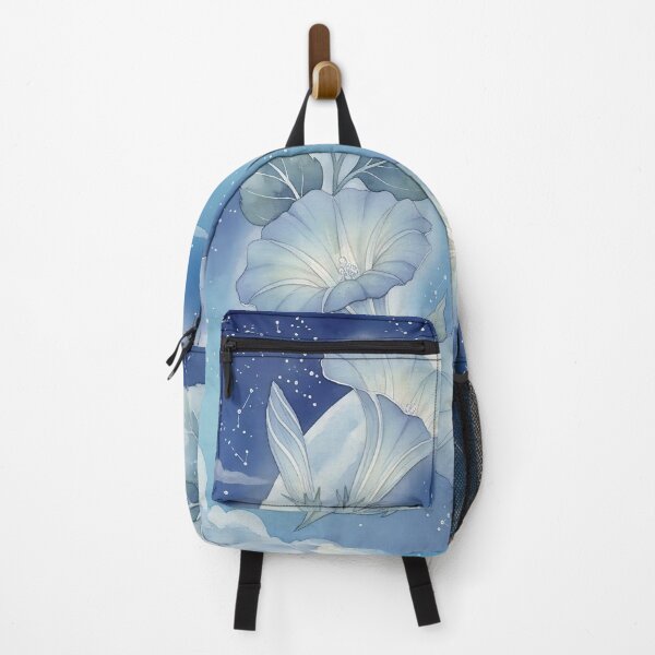 Item preview, Moon and Flowers Botanical Celestial Art designed and sold by Glitchart66.