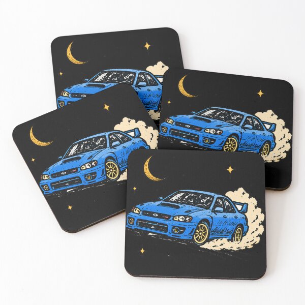 Item preview, blue car at night designed and sold by davide23-.