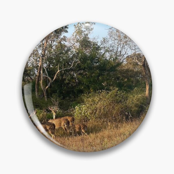 Item preview, Spotted Deer Grazing in Golden Light designed and sold by Wild---Threads.