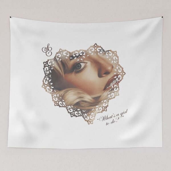 Item preview, Sabrina Carpenter Whats A Girl To Do Lace Frame Aesthetic designed and sold by WallHelloStore.