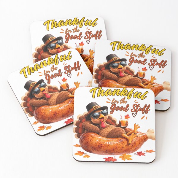 Item preview, Funny Turkey Thankful for Good Stuff designed and sold by Moonya26.