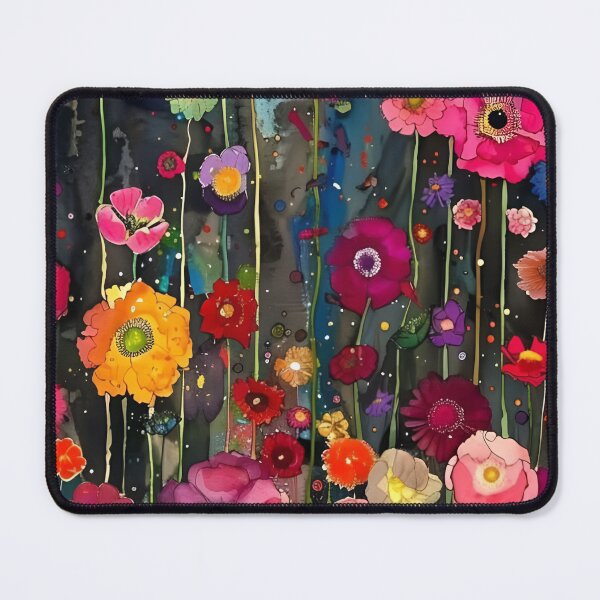 Item preview, Gustav Klimt Flower Garden Vivid Seamless Flowers Vintage Floral Patterns Digital Art Illustration designed and sold by Matt_Smith.