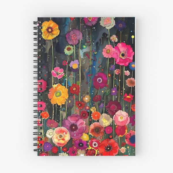 Item preview, Gustav Klimt Flower Garden Vivid Seamless Flowers Vintage Floral Patterns Digital Art Illustration designed and sold by Matt_Smith.