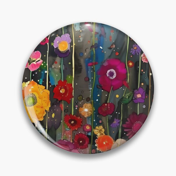 Item preview, Gustav Klimt Flower Garden Vivid Seamless Flowers Vintage Floral Patterns Digital Art Illustration designed and sold by Matt_Smith.