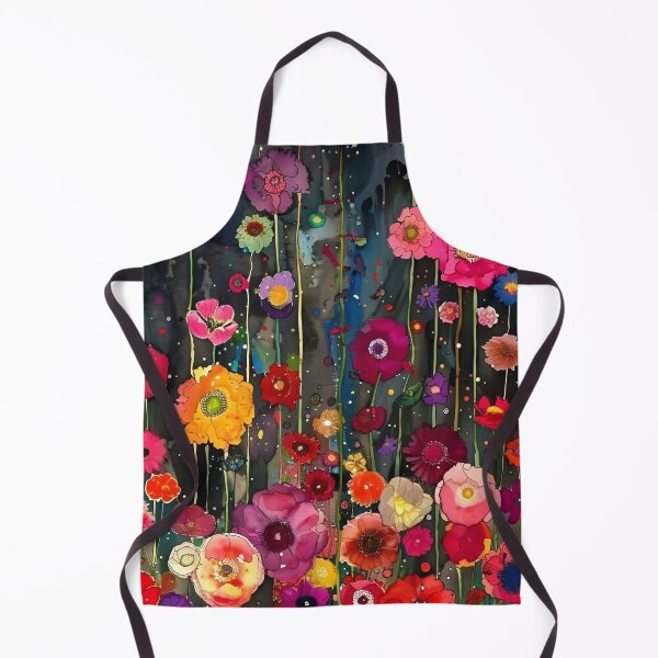 Item preview, Gustav Klimt Flower Garden Vivid Seamless Flowers Vintage Floral Patterns Digital Art Illustration designed and sold by Matt_Smith.