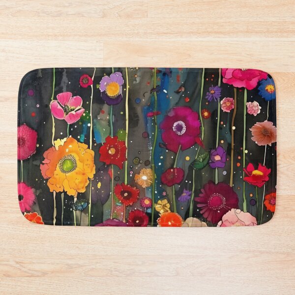 Item preview, Gustav Klimt Flower Garden Vivid Seamless Flowers Vintage Floral Patterns Digital Art Illustration designed and sold by Matt_Smith.