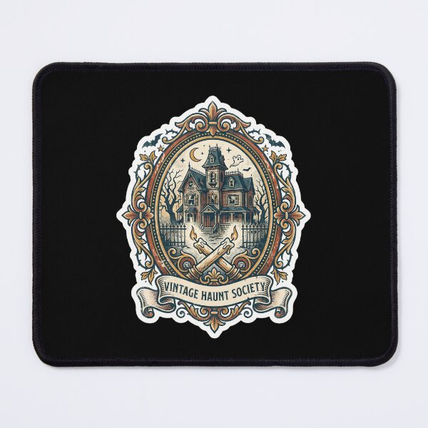 Item preview, Vintage Haunt Society — Haunted House Crest Art designed and sold by TheCalmEdit.